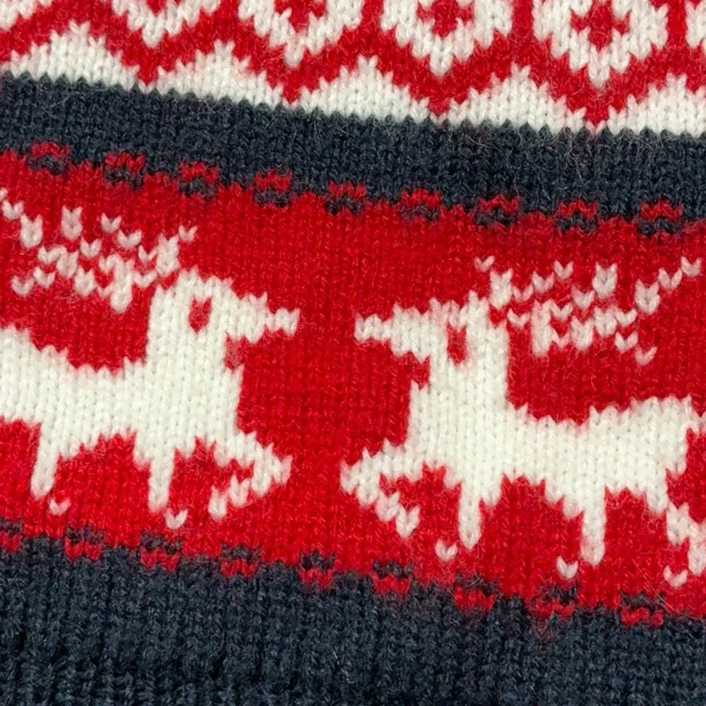 Cozy Knit Reindeer Dog Sweater